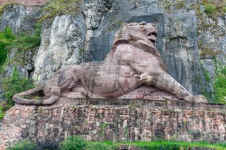 Belfort, un lion dans la ville